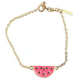 Escada Bracelet Sorbetto Rosso Melon - Édition Limitée Été - Or - 17 cm - Femmes - Réf. 11939595