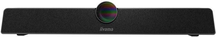 iiyama BAR CAM SPK 120D / Barre de conférence avec caméra 12MP 4K, microphones à réseau et haut-parleur pour réunions intelligentes
