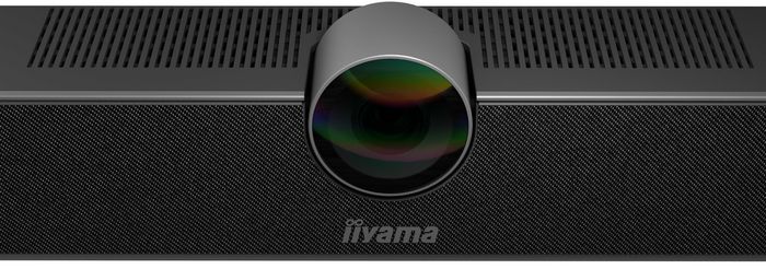 iiyama BAR CAM SPK 120D / Barre de conférence avec caméra 12MP 4K, microphones à réseau et haut-parleur pour réunions intelligentes