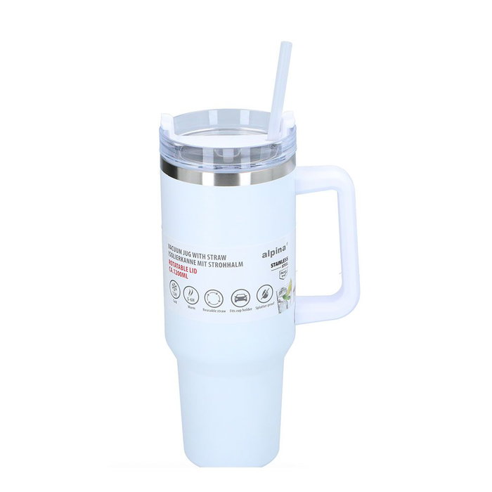 Tasse Thermos avec Couvercle Alpina Multicouleur 1,2 L Tasse Thermos avec Couvercle Alpina Multicouleur 1,2 L