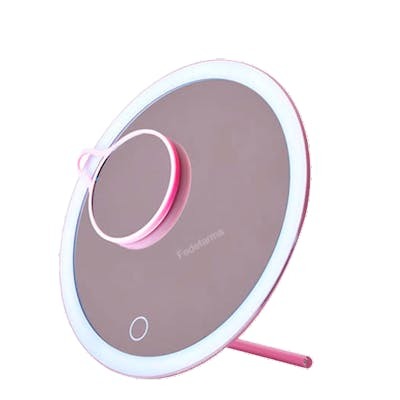 Perfect Beauty Miroir LED NOZ avec loupe 3X et charge USB