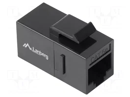 LANBERG KSU5-3000 Connecteur RJ45 Keystone noir PoE