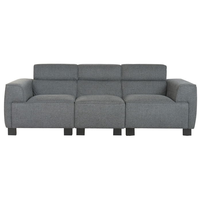 Canapé Home ESPRIT Gris foncé Moderne 231 x 170 x 82 cm