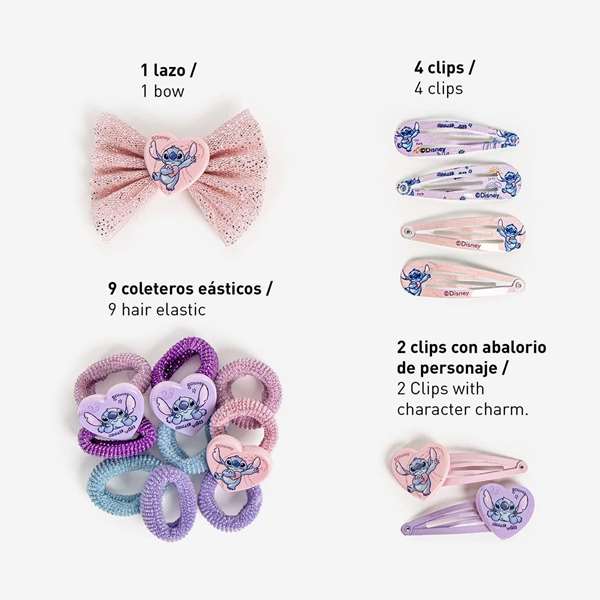 Cerdá - Set de beauté sac à dos Stitch - Trousse de maquillage enfant 19 x 21 cm - Multicolore - À partir de 3 ans Cerdá - Set de beauté sac à dos Stitch - Trousse de maquillage enfant 19 x 21 cm - Multicolore - À partir de 3 ans