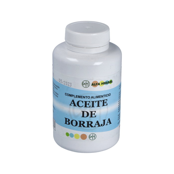ALFA HERBAL Huile de bourrache 200 perles ALFA HERBAL Huile de bourrache 200 perles