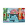 Martinelia Set de Bains Dinosaures Little Dinorassic - Gel Douche et Crème Hydratante pour Enfant avec Éponge Jouet, Parfum Fruits