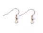 Innspiro Boucles d'oreilles métalliques à crochet ouvert hippie doré 20x18mm