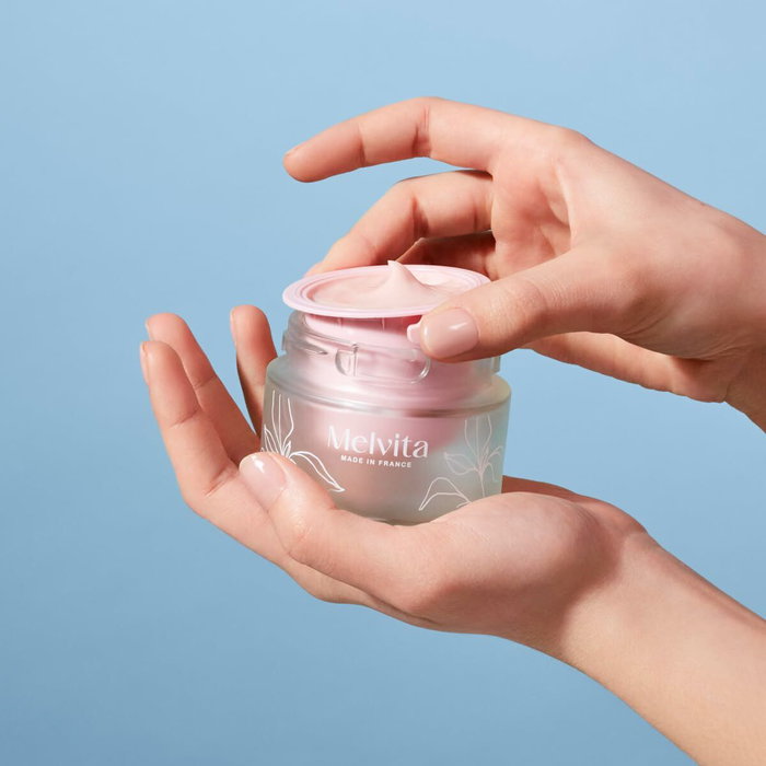 Melvita SOURCE DE ROSES Crème Hydratante Repulpante Recharge 50 ml