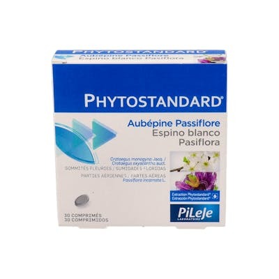 PILEJE PHYTOSTANDARD Aubépine-Passiflore 30 comprimés PILEJE PHYTOSTANDARD Aubépine-Passiflore 30 comprimés