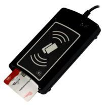 ACS ACR1281S-C1 DualBoost II - Lecteur de cartes intelligentes double interface contact/contactless, RS-232, USB, ISO 7816/14443, avec slot SAM, mise à jour firmware