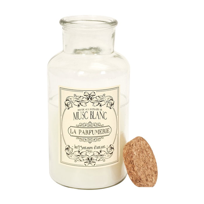 Home Deco Factory Bougie Parfumée en Flacon de Verre
