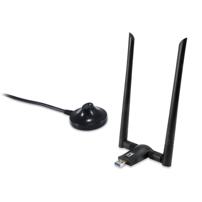 LevelOne WUA-1810E Adaptateur WiFi USB 3.0 Double Bande AC1200 LevelOne WUA-1810E Adaptateur WiFi USB 3.0 Double Bande AC1200