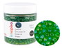 Innspiro Rocaille de verre ronde aurora boreale verte 3,8mm 120g