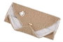 Muñecas Arias - Muñeca Elegance Babyto marron avec manta (peluche lestée) 35 cm, corps souple, langue du produit espagnol