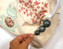 Innspiro Perles en bois en forme de boule couleurs assorties 30mm et 5m de fil