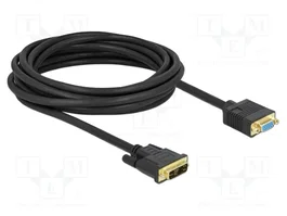 DELOCK Câble DVI-A (12+5) vers VGA Single Link, 5m