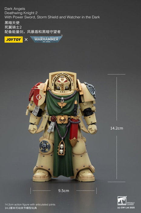 Joy Toy (CN) Warhammer 40,000 Dark Angels Deathwing Knight 2, 14 cm Joy Toy (CN) Warhammer 40,000 Dark Angels Deathwing Knight 2, 14 cm
