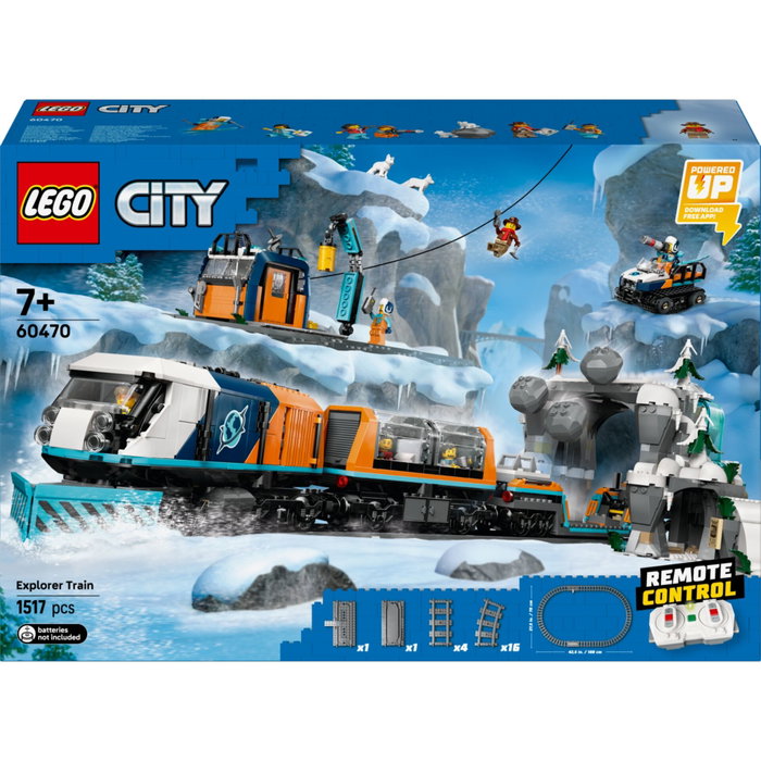 LEGO City 60470 Le Train Express des Explorateurs en Arctique