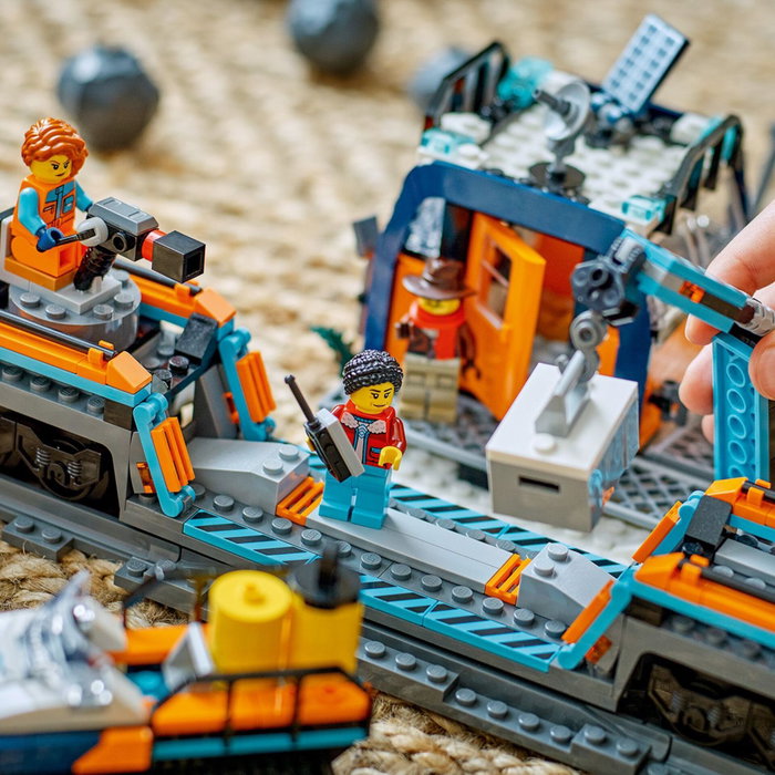 LEGO City 60470 Le Train Express des Explorateurs en Arctique