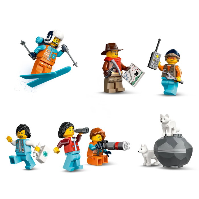 LEGO City 60470 Le Train Express des Explorateurs en Arctique