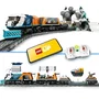 LEGO 60470 City Train Express des Explorateurs en Arctique - Set de Construction Motorisé avec Dameuse et Avant-Poste - Jeu Créatif pour Enfants Dès 7 Ans
