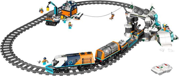 LEGO City 60470 Le Train Express des Explorateurs en Arctique