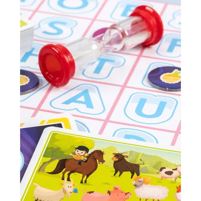 Tactic Rally des Mots - Jeu éducatif de vocabulaire - Jeu de société pour enfants à partir de 4 ans - 2 joueurs et plus