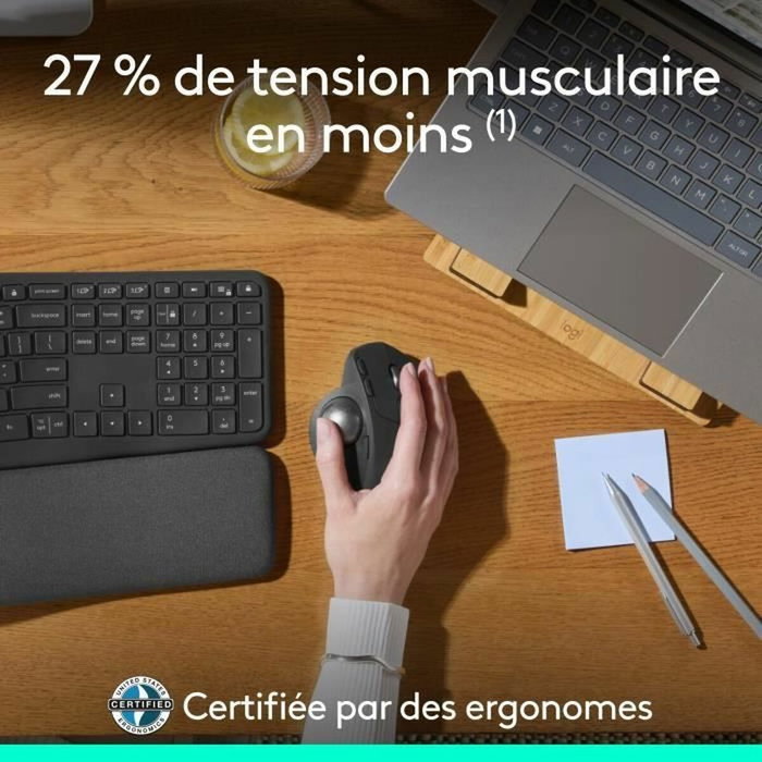 Logitech MX Ergo S Trackball Graphite Logitech MX Ergo S Trackball Graphite