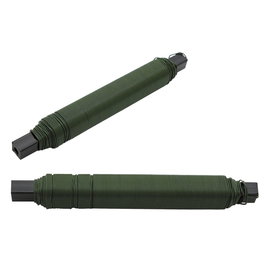 Biotop Fil métallique plastifié vert Ø0,7 mm x 40 m, blister 2 pièces pour fixation de plantes