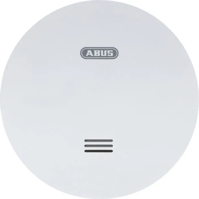 ABUS Détecteur de Fumée RWM160 - Design Ultraplat 2.3 cm - Protection 40 m2 - Alarme 85 dB - Pile Lithium 10 Ans ABUS Détecteur de Fumée RWM160 - Design Ultraplat 2.3 cm - Protection 40 m2 - Alarme 85 dB - Pile Lithium 10 Ans