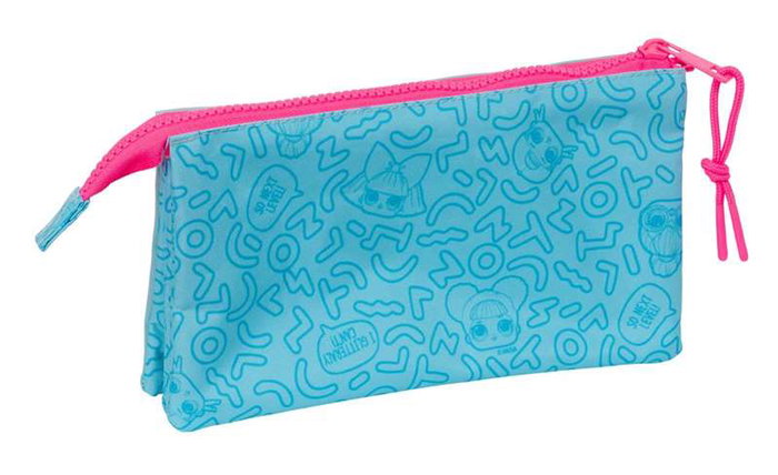 Safta Portatodo Triple LOL Surprise! "Divas" 22 x 12 x 3 cm, Coffret à bijoux et rangement pour enfants de 3 ans