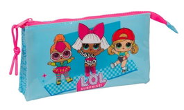 Safta Portatodo Triple LOL Surprise! "Divas" 22 x 12 x 3 cm, Coffret à bijoux et rangement pour enfants de 3 ans