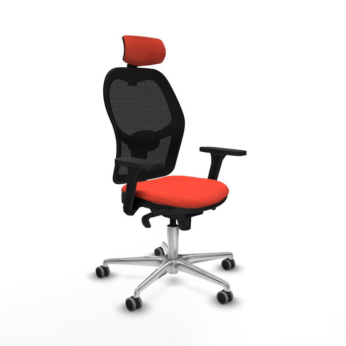 Piqueras y Crespo Chaise de Bureau avec Appui-tête Jorquera 3D086G2 Orange Foncé Piqueras y Crespo Chaise de Bureau avec Appui-tête Jorquera 3D086G2 Orange Foncé