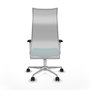 Piqueras y Crespo Chaise de Bureau Albacete Turquoise et Blanc