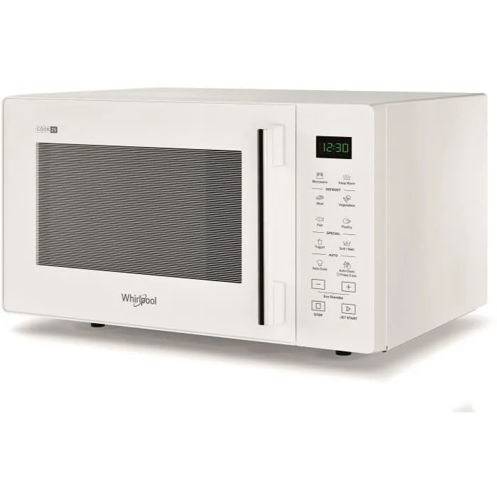 Whirlpool Micro-ondes MWP2S1 25L 900W Auto Cook (7 recettes)
