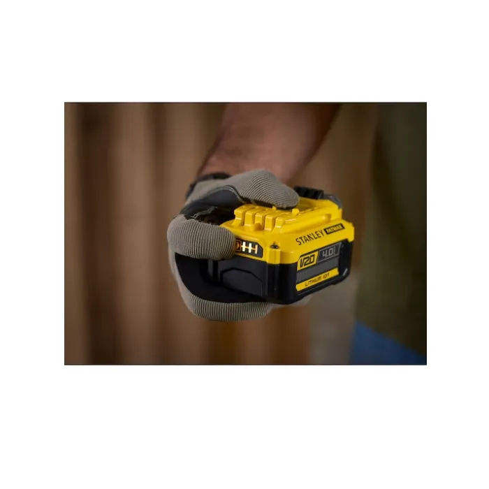 Stanley Fatmax - Batterie Lithium-Ion 18V 4.0Ah SFMCB204-XJ - Compatible avec les outils de la gamme V20