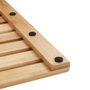 Wenko 23838100 Plancher de douche en bambou antidérapant 60 x 40 cm Intérieur/Extérieur