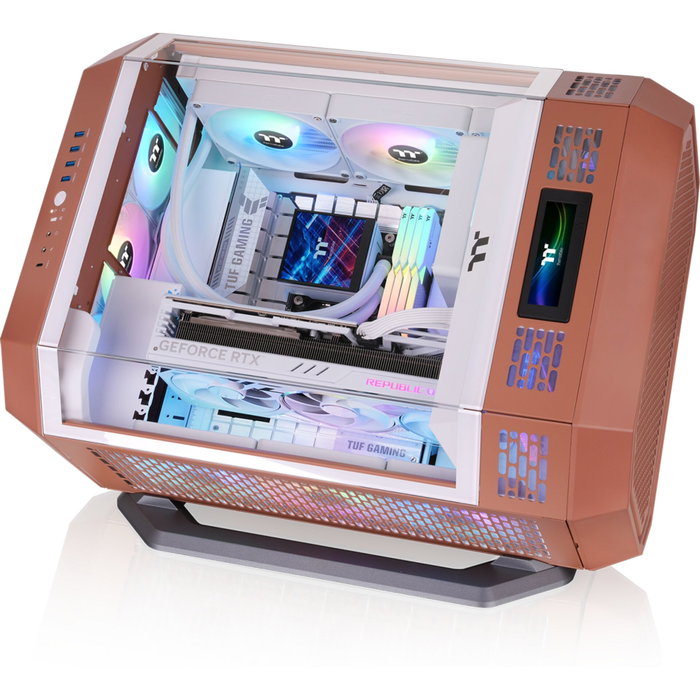 Thermaltake Chassis Stand Kit pour The Tower 600 Noir / Marron Thermaltake Chassis Stand Kit pour The Tower 600 Noir / Marron