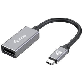 Equip Câble Adaptateur USB-C vers DisplayPort 1.4 8K/30Hz 15cm Aluminium