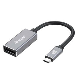 Equip Câble Adaptateur USB-C vers DisplayPort 1.4 8K/30Hz 15cm Aluminium