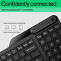 HP Clavier Bluetooth Multi-Appareil 460 - Sans fil, connecte 3 appareils, pavé numérique intégral, autonomie 24 mois, compatible Windows/macOS/Chrome OS