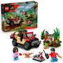 LEGO Jurassic World Véhicule Tout-Terrain et Vélociraptor au Guet (76972) de 285 pièces