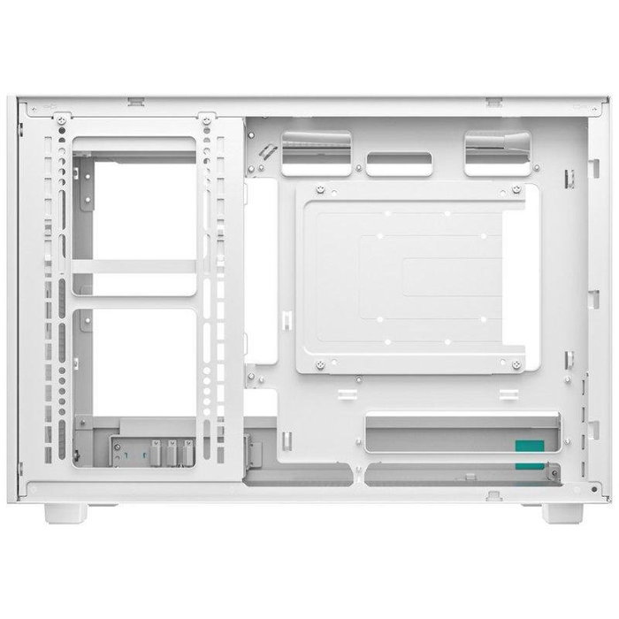 DeepCool CH260 WOOD WH Boîtier Micro-ATX Blanc et Bois