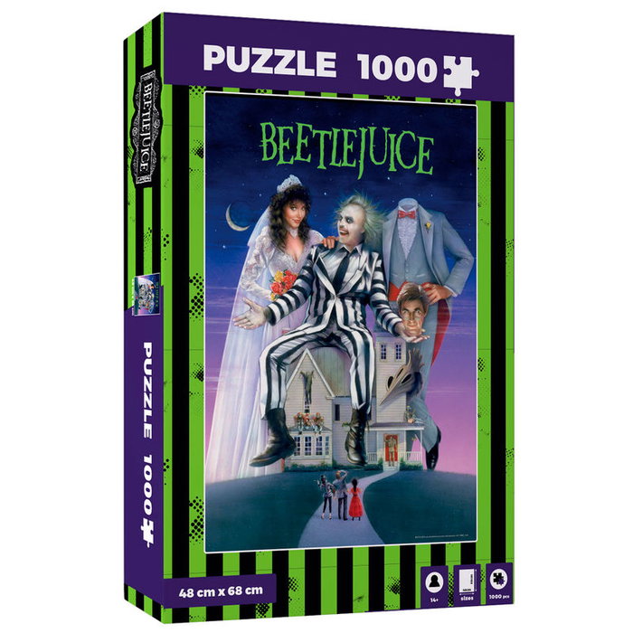 SD TOYS Puzzle Movie Poster Beetlejuice 1000 pièces SD TOYS Puzzle Movie Poster Beetlejuice 1000 pièces