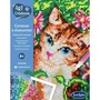 Sentosphere - Kit d'activité créative anti-stress Canevas à diamanter avec mini strass Chatons - Art & Créations - Dès 8 ans