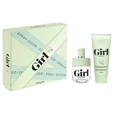 Rochas Set Girl Eau De Toilette 60 ml et Gel Exfoliant 100 ml