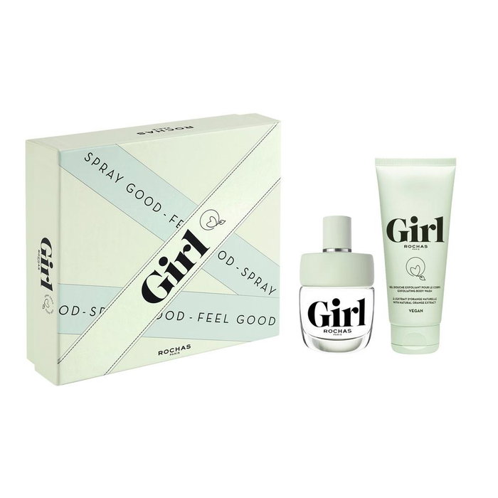 Rochas Set Girl Eau De Toilette 60 ml et Gel Exfoliant 100 ml