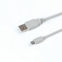 MicroConnect Câble USB A vers Micro USB B, Version 2.0, Gris, 3m