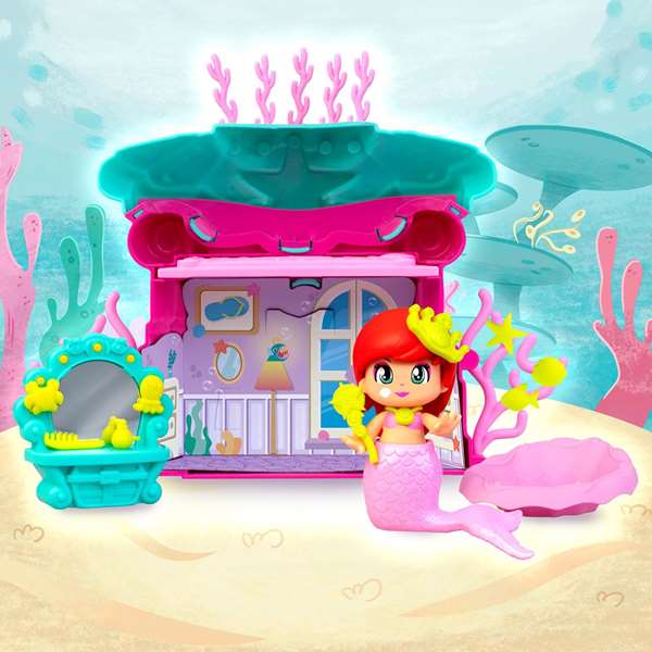 Famosa Figurine Pinypon La Maison de la Mer de La Petite Sirène - 8 cm - Jouet pour Enfants dès 4 Ans Famosa Figurine Pinypon La Maison de la Mer de La Petite Sirène - 8 cm - Jouet pour Enfants dès 4 Ans