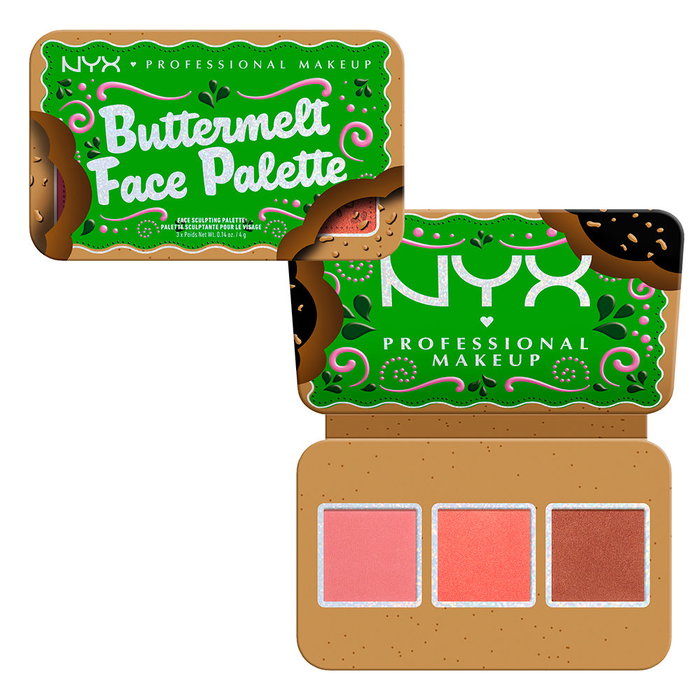 NYX Professional Makeup BUTTERMELT PALETTE Poudre Bronzante et Fard à Joues Foncé 12 gr NYX Professional Makeup BUTTERMELT PALETTE Poudre Bronzante et Fard à Joues Foncé 12 gr
